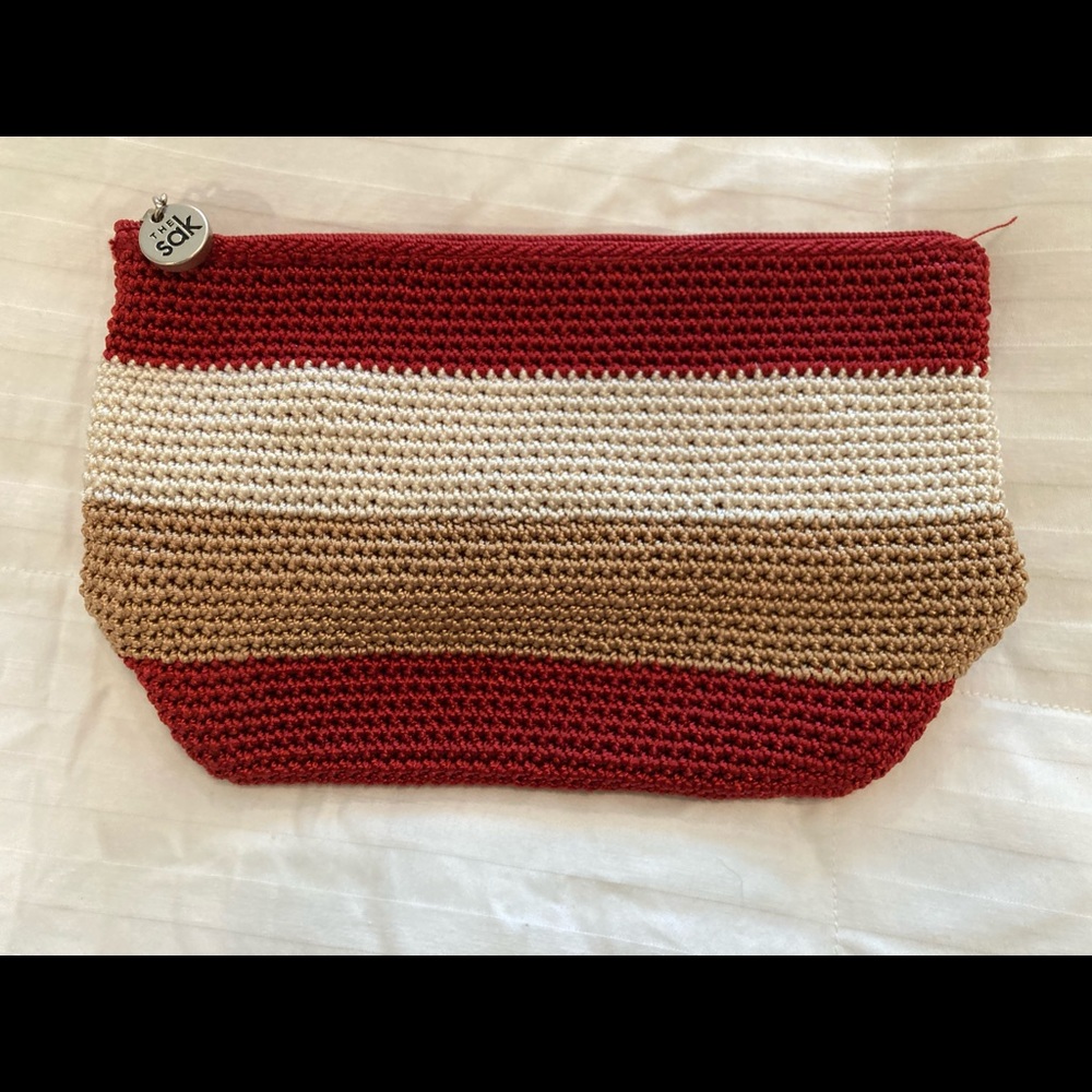 THE SAK. CROCHETED CHANGE PURSE NWOT